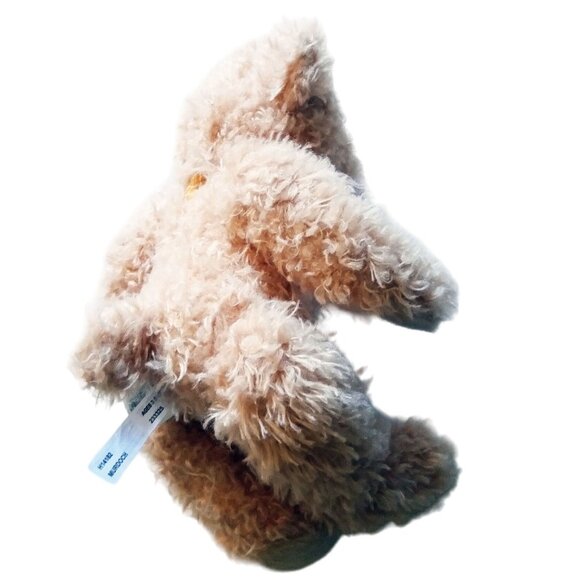 Ganz Plush Bear Orange Ribbon Murdoch Tan 12 Inch Stuffed Animal Vintage H14182 - Picture 11 of 12